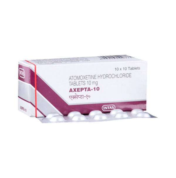 AXEPTA (Strattera)10MG – 100 tablet